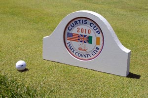 laminated signfoam routed golf tee marker