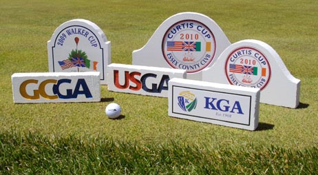 GOLF tee box markers